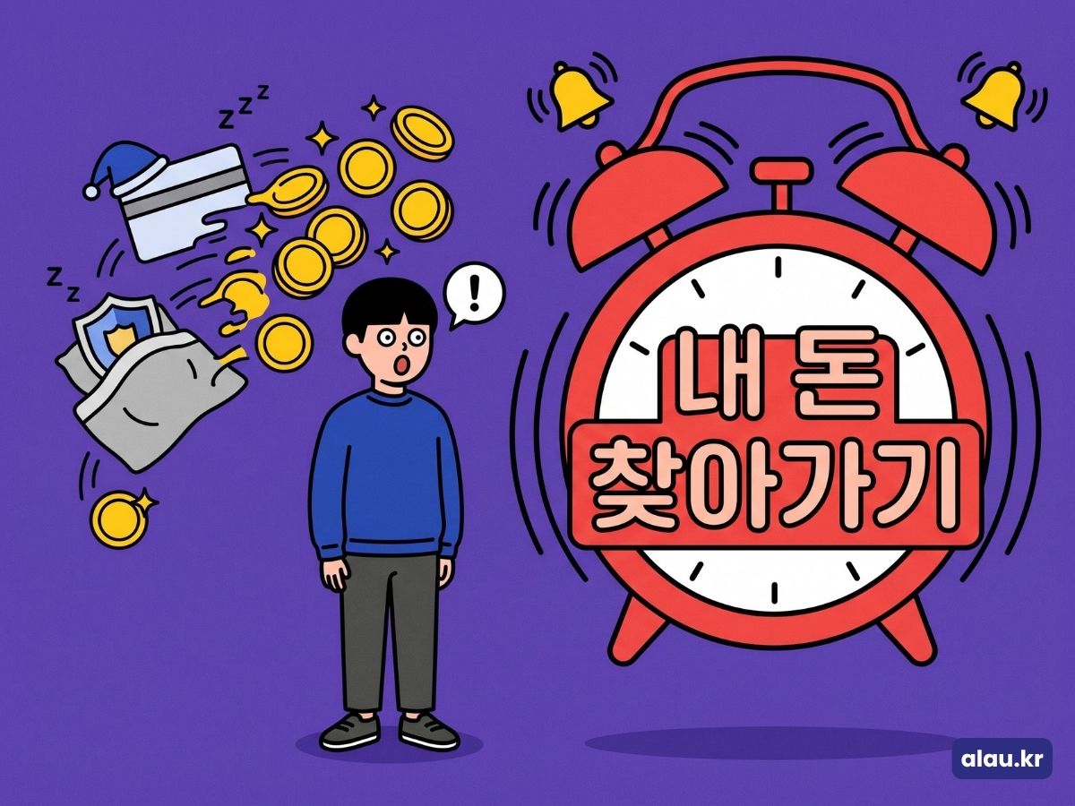 잠자던 돈을 알려주는 알림