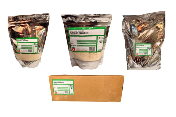 Austral Herbs - Certified Organic Garlic Powder 250g, 500g, 1kg, 5kg and 10kg