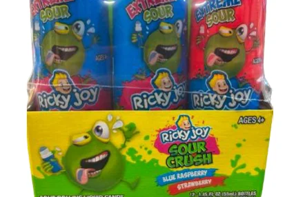 Ricky Joy Sour Crush Rolling Liquid Candy Bottles