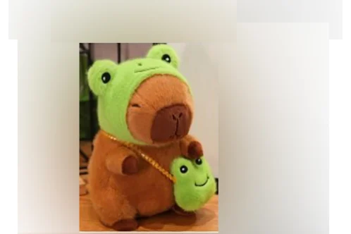 Jouet en peluche de Capybara de 22 cm/8,66 pouces- Nom figurant sur l'emballage:  Plush toys