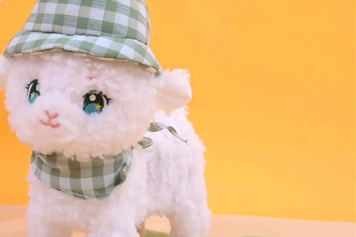 강아지 모양 봉제인형